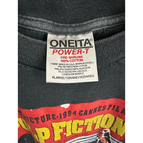 Pulp Fiction 1994 Vintage Reprint T-shirt Oneita Tag Single Stitch - Picture 6 of 7